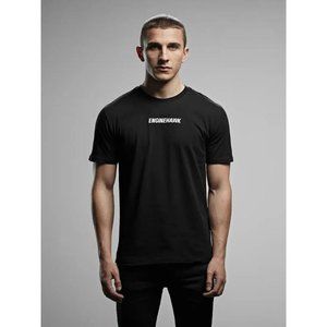 NWT Enginehawk shirt Men's Size Large 100% Cotton Engine Short Sleeve Tee Black